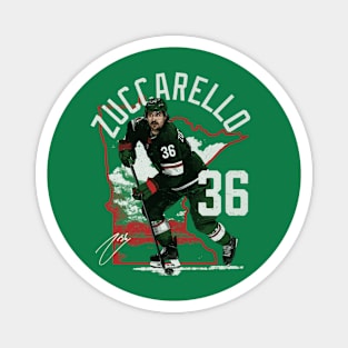 Mats Zuccarello Minnesota State Outline Magnet